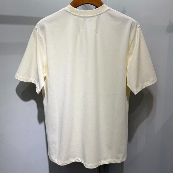 Rhude With Monte Carlo Casino - Inspired Print Beige T-Shirt - Picture 2 of 7